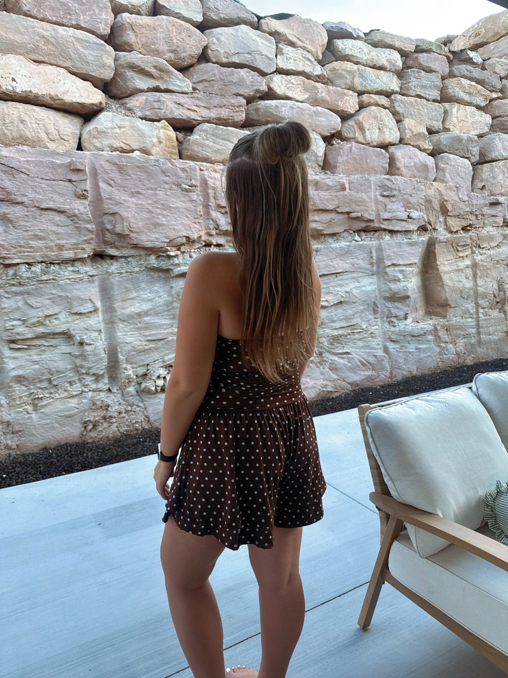 Polka Dot Princess Romper
