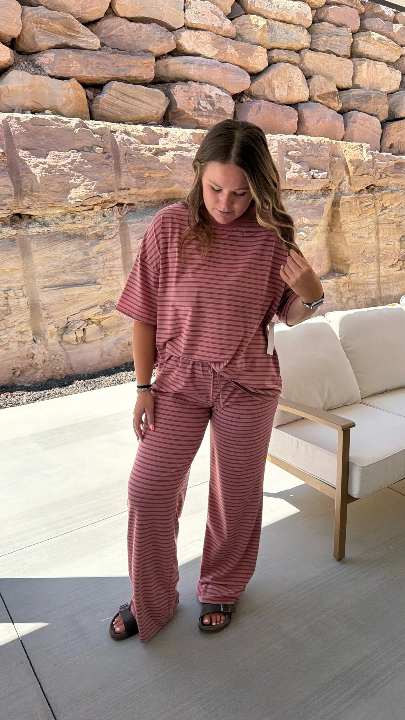 Strawberry Stripe Set