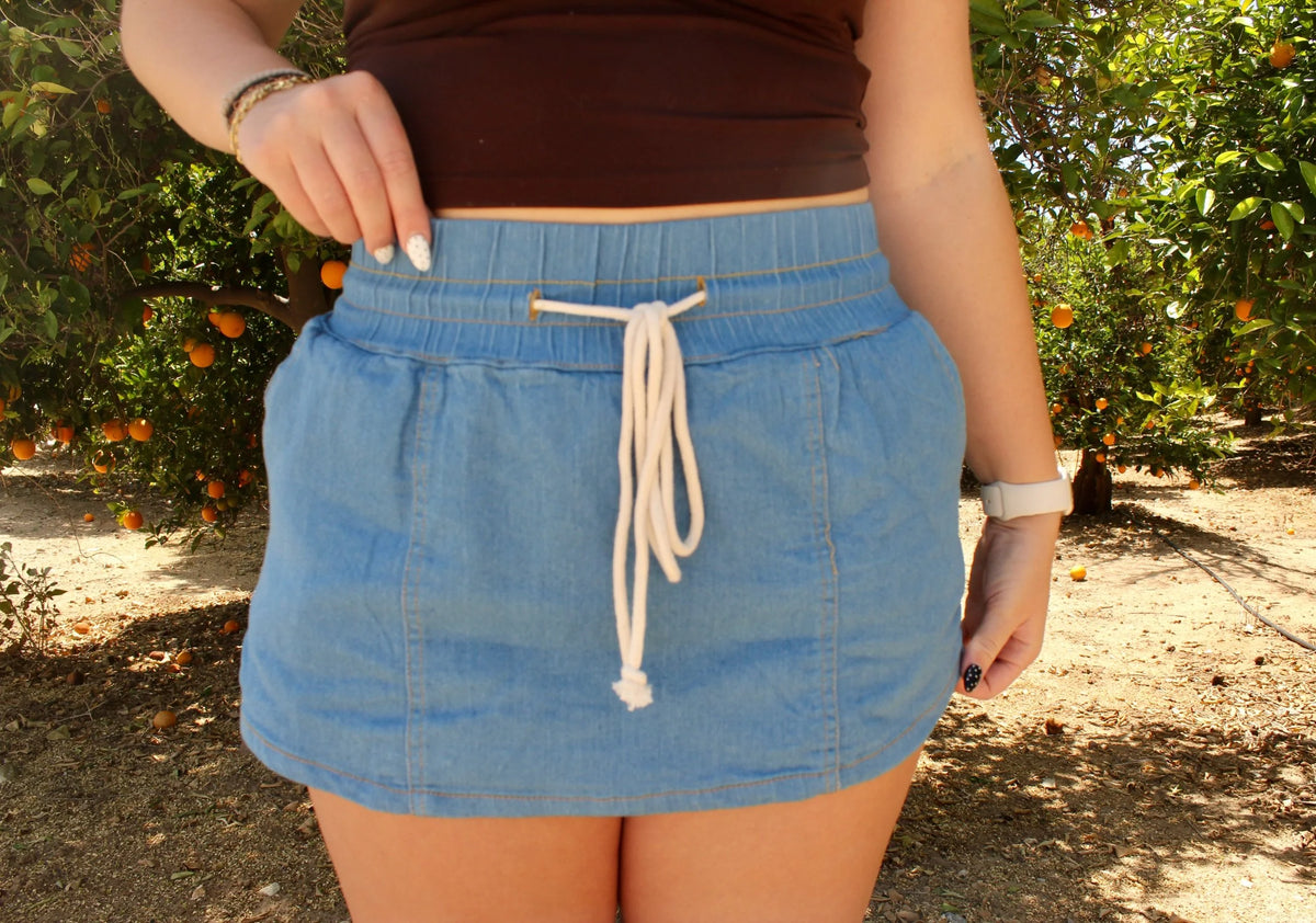 Denim Daze Skort
