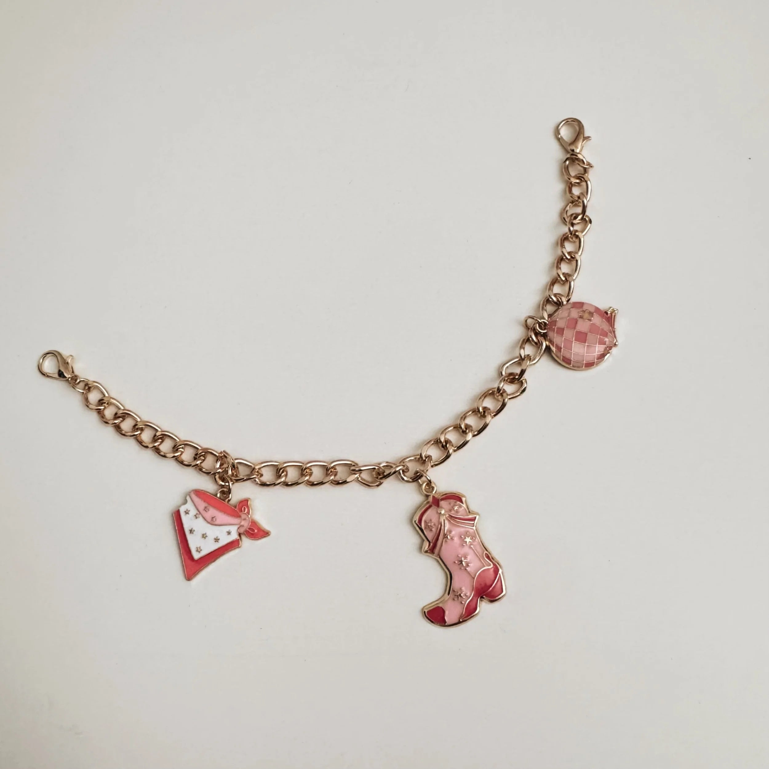 COWGIRL PINK TRUCKER HAT CHARM ADD ON