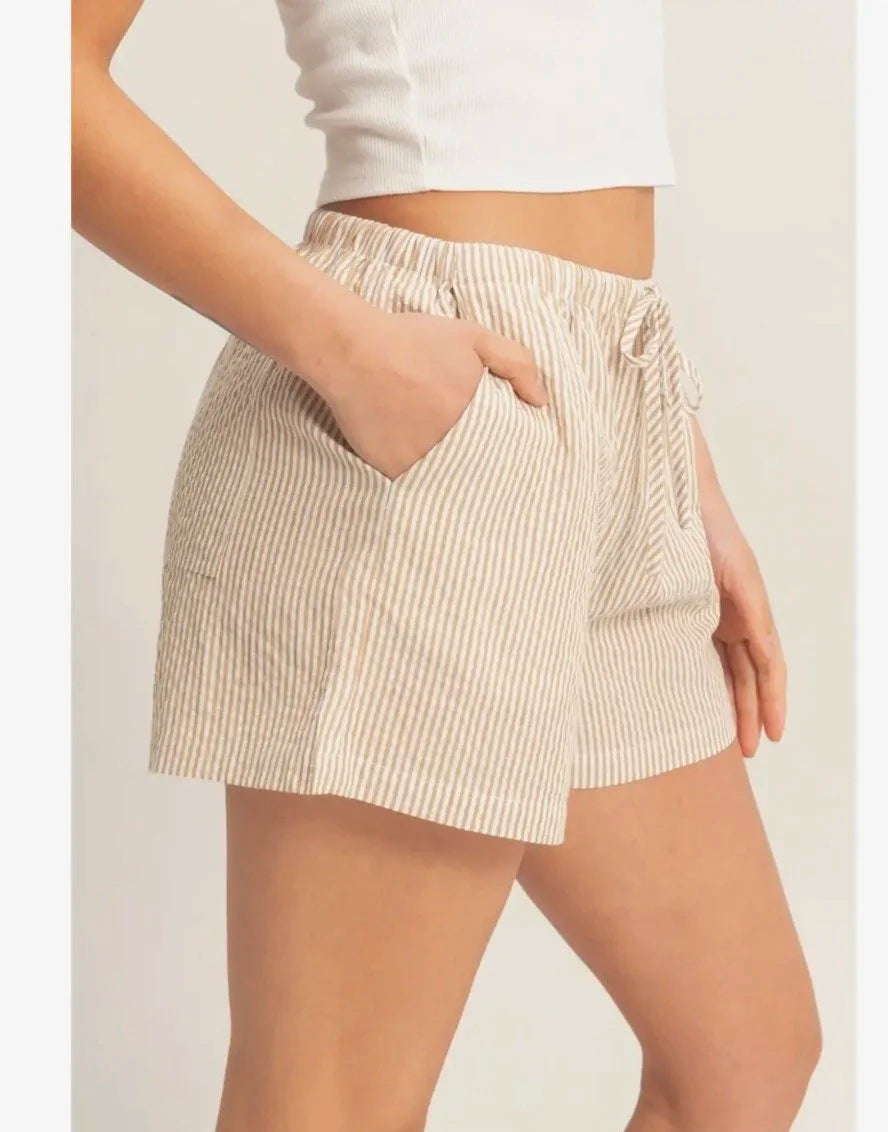 Beach Day Drawstring Shorts