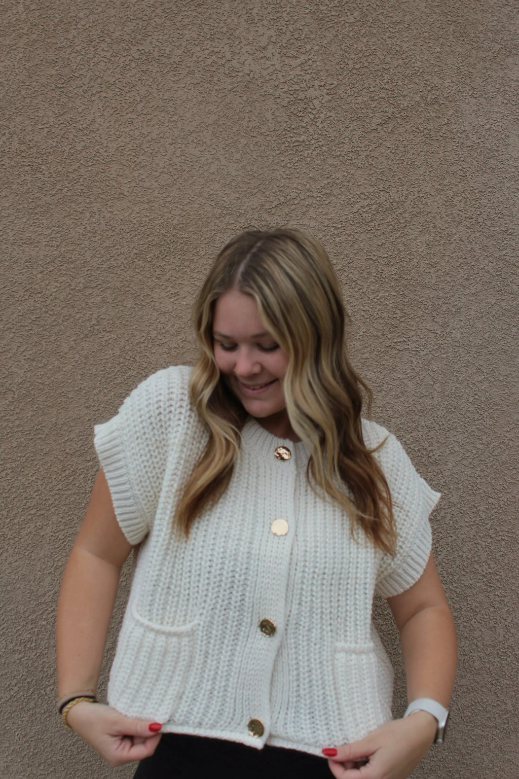 Chunky Knit Sweater Vest