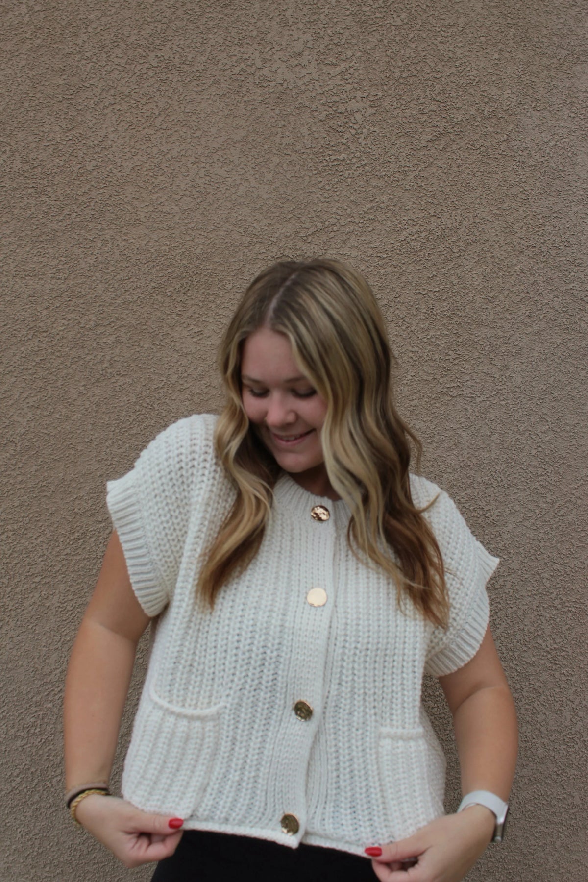 Chunky Knit Sweater Vest