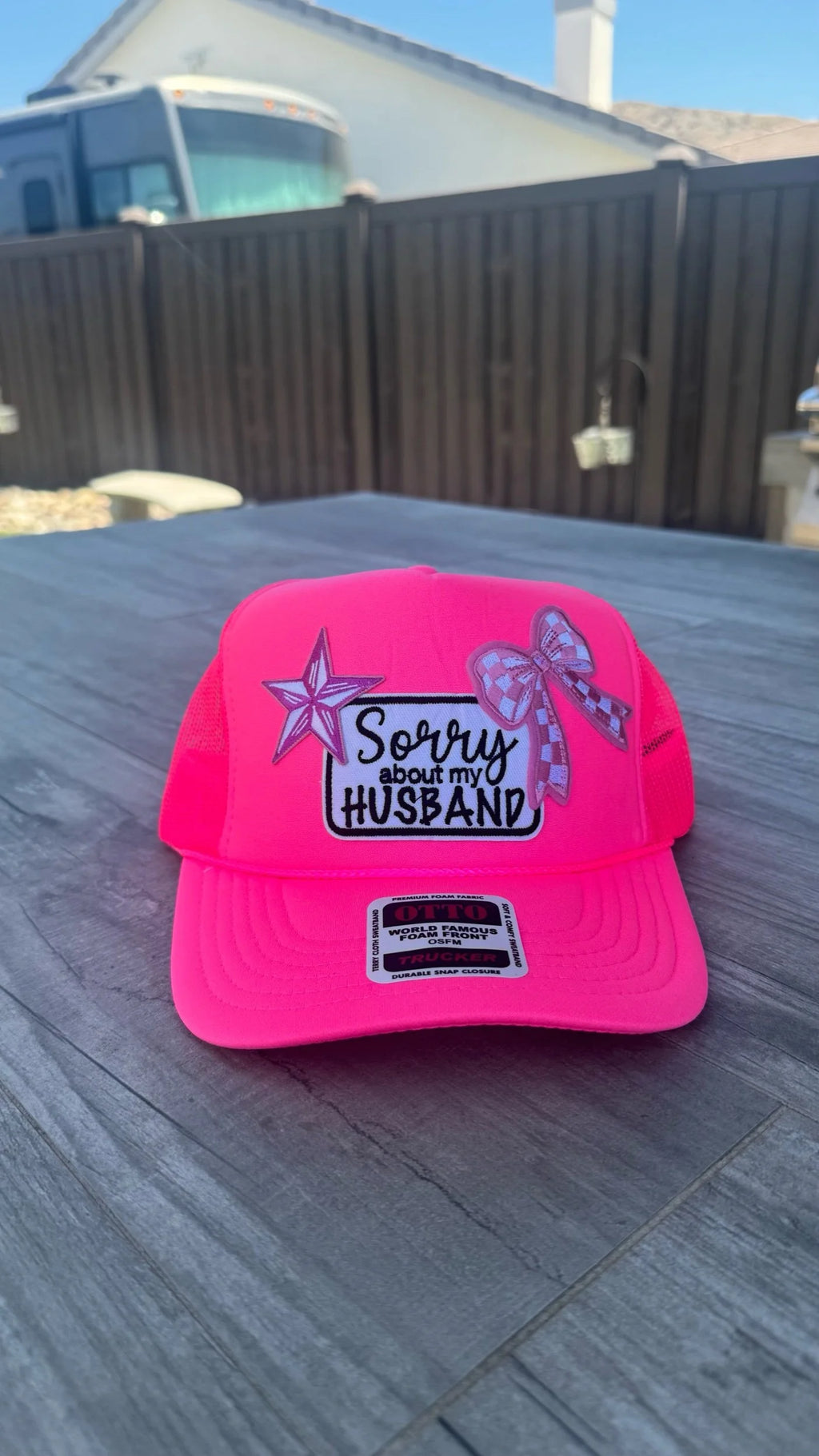 Husband Neon Trucker Hat