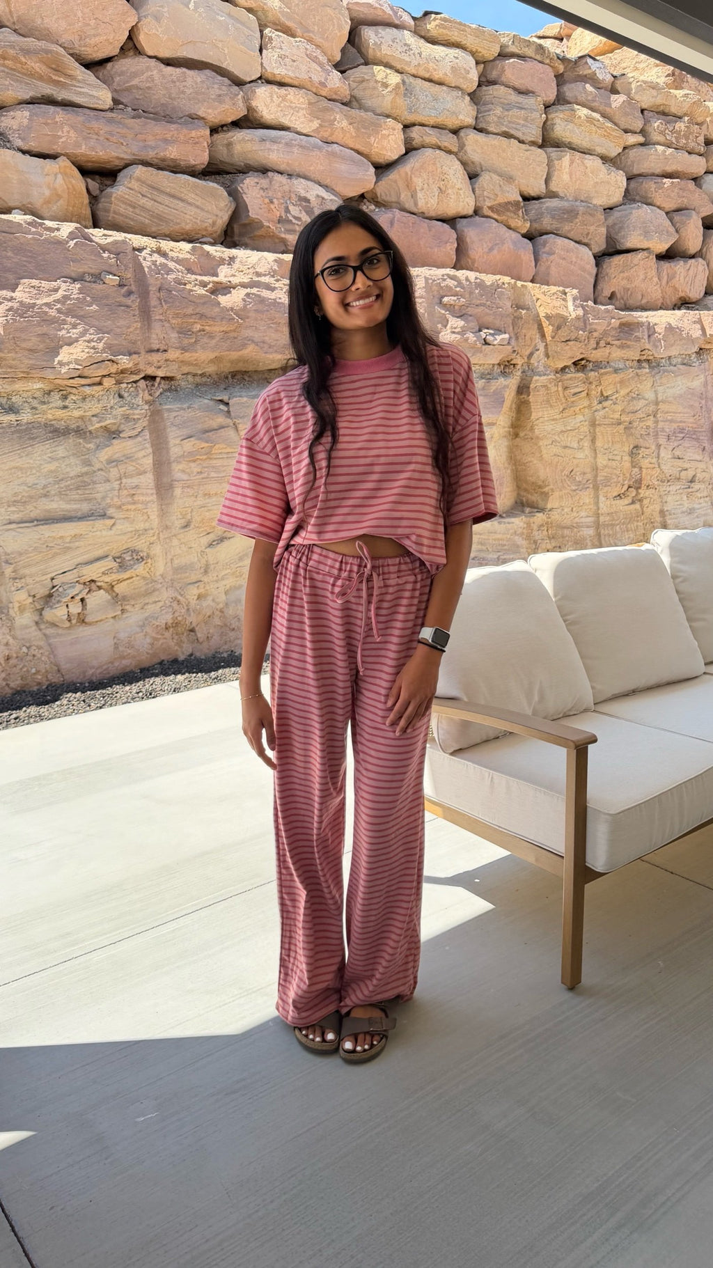 Strawberry Stripe Set