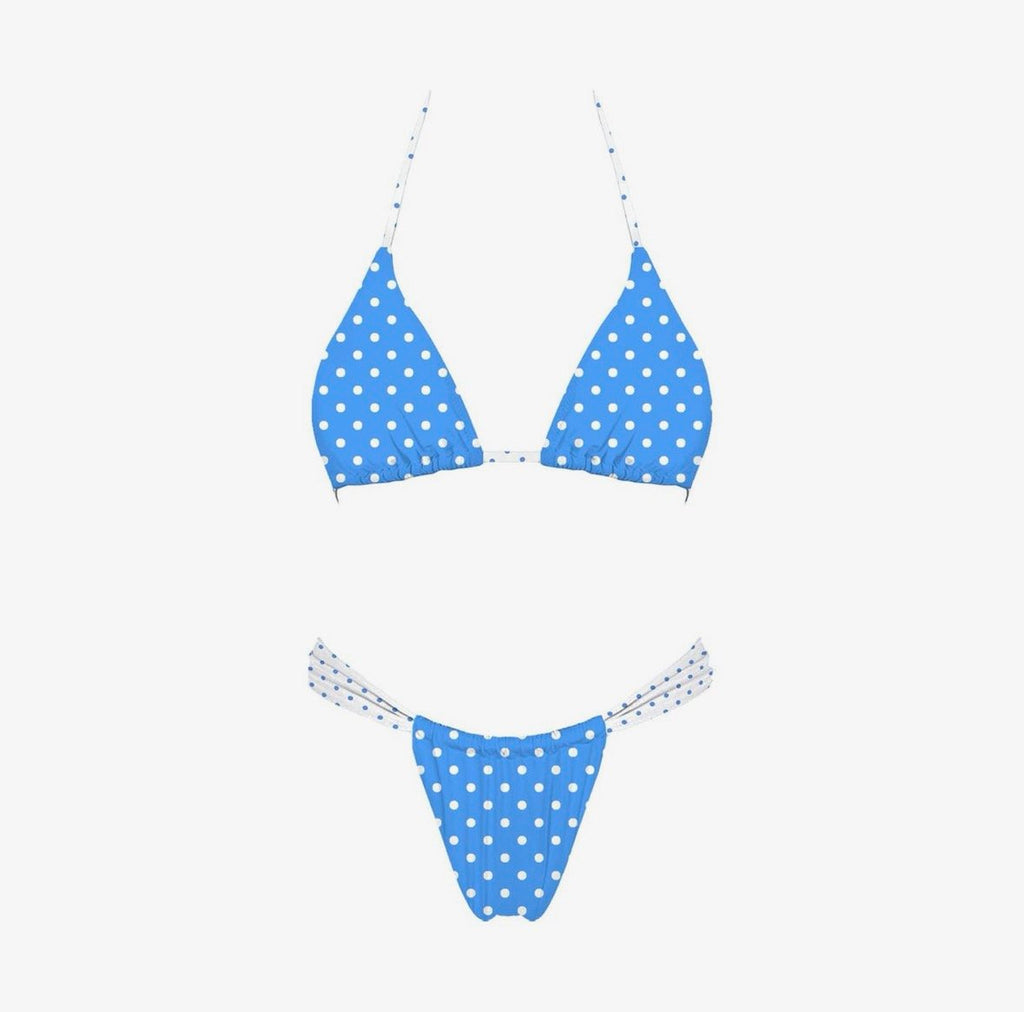 BOTTOMS - Blue Bombshell Bikini