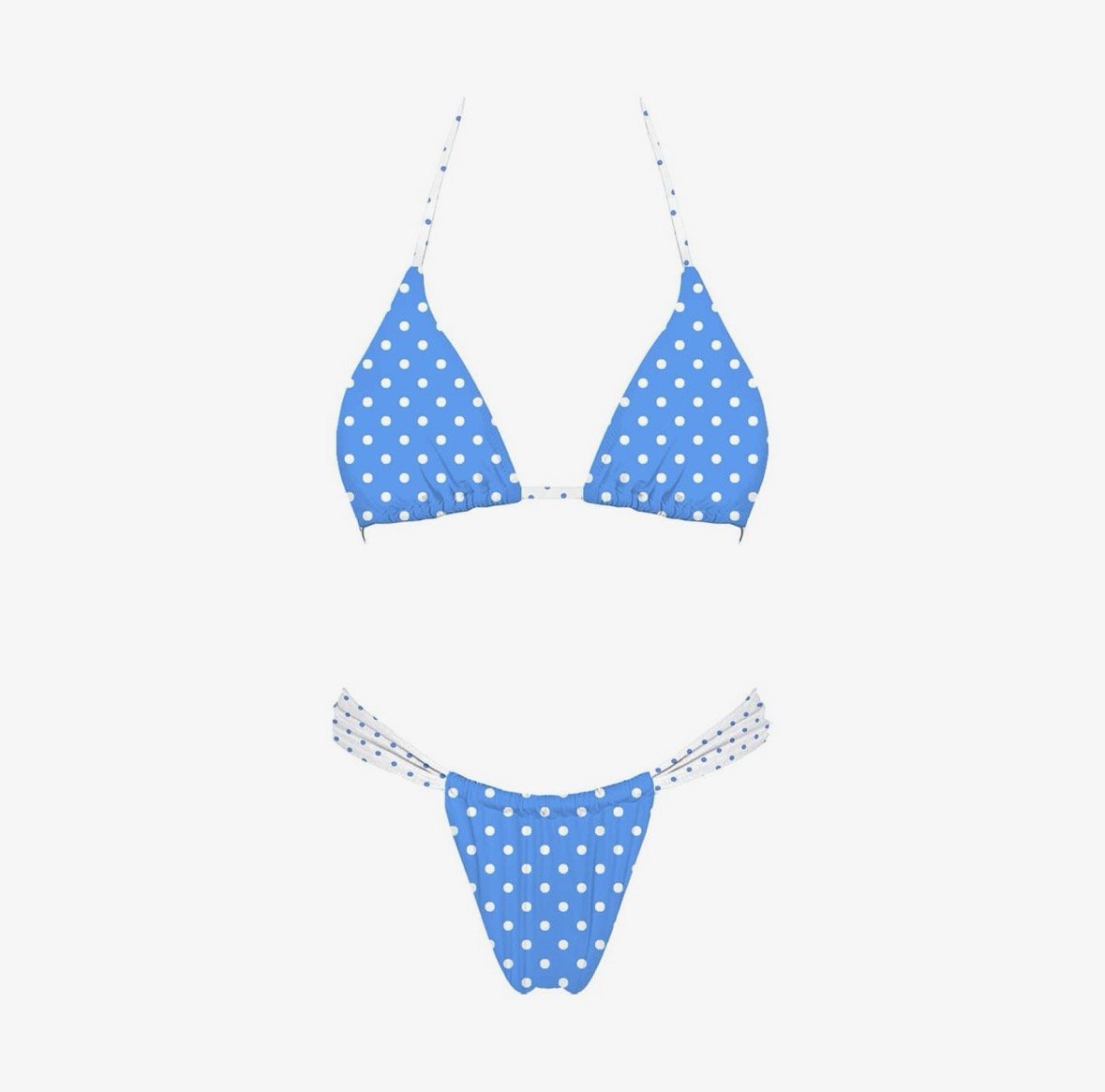 BOTTOMS - Blue Bombshell Bikini