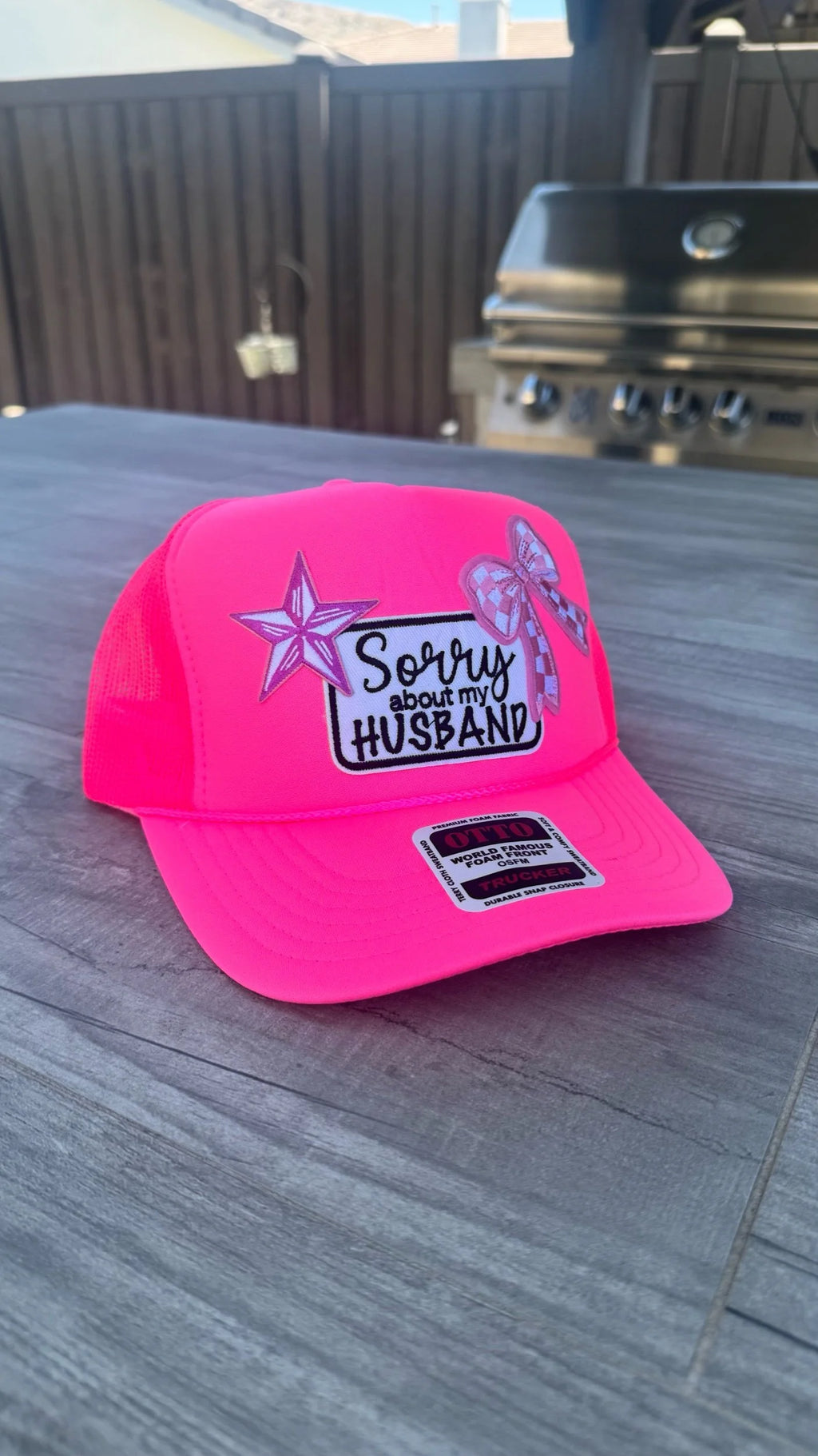 Husband Neon Trucker Hat