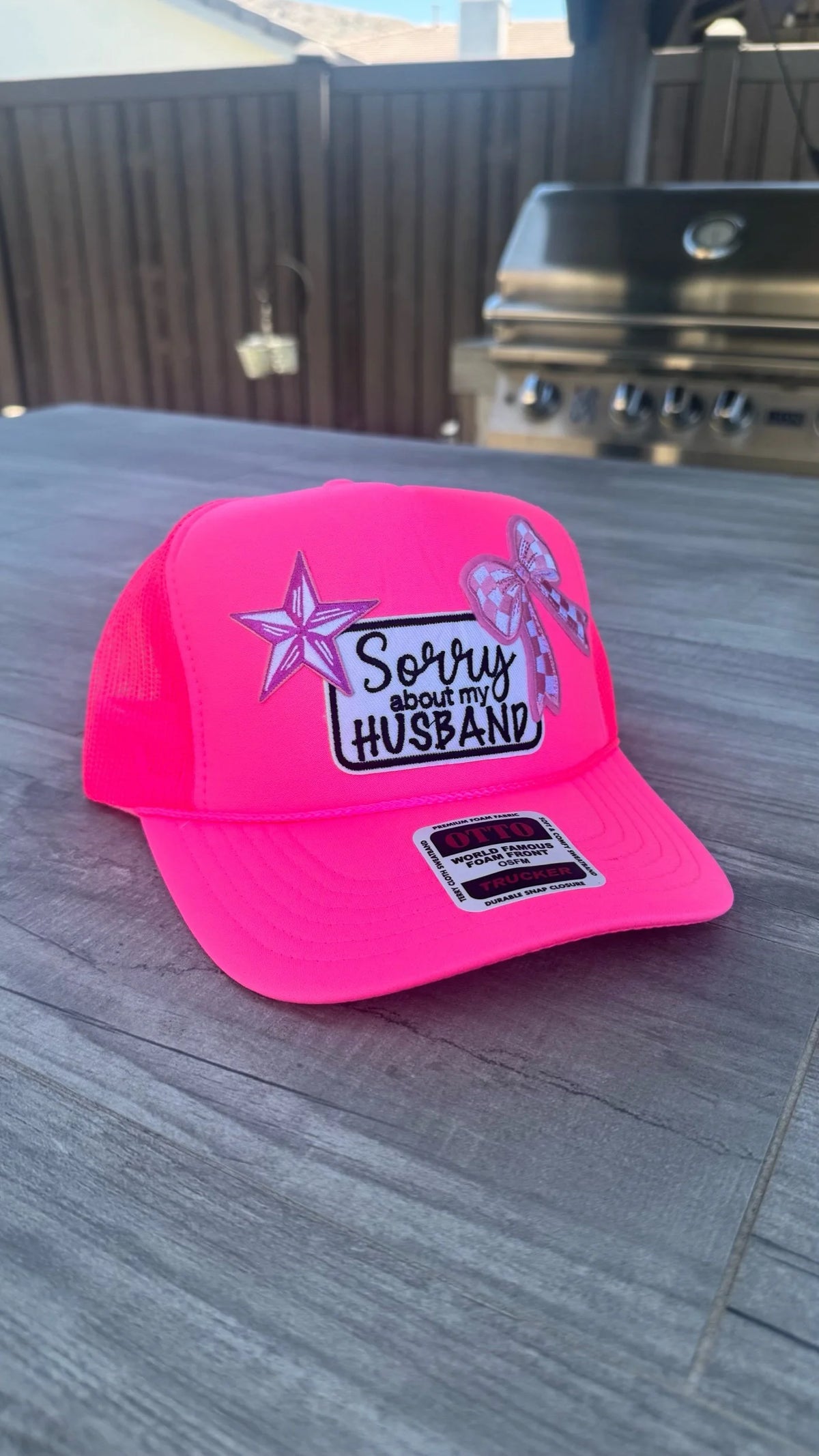 Husband Neon Trucker Hat