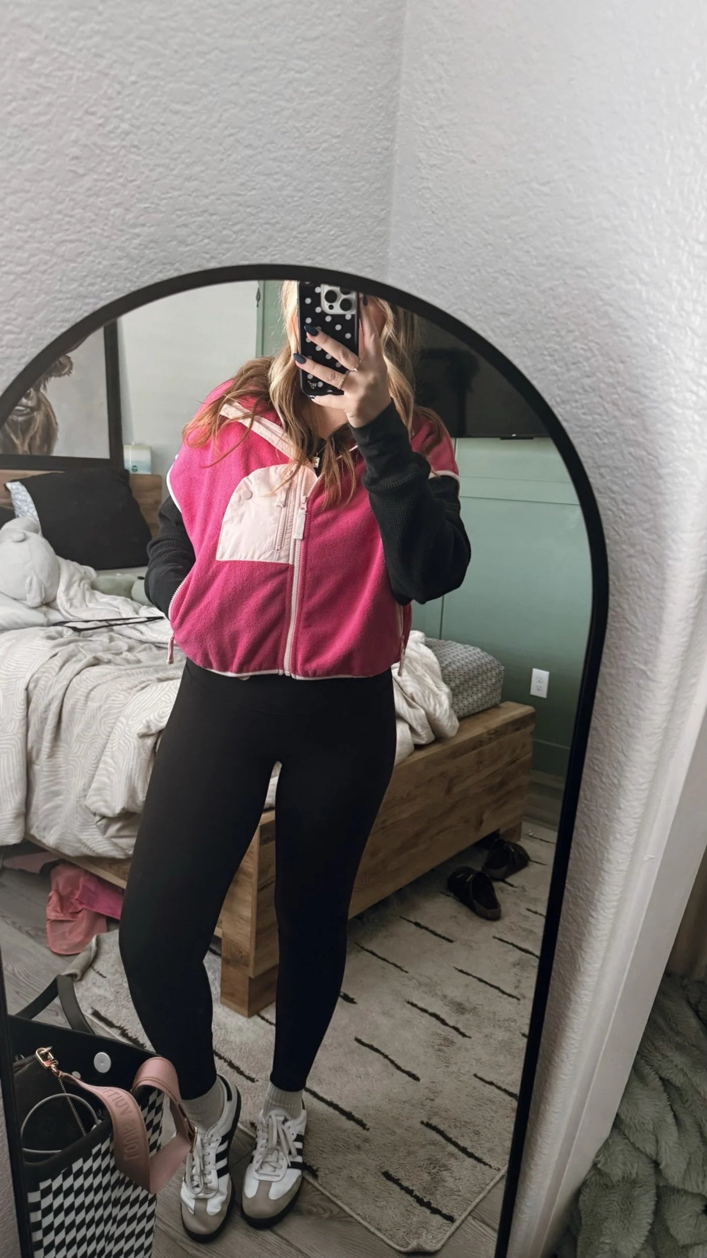 Pink Contrast Vest