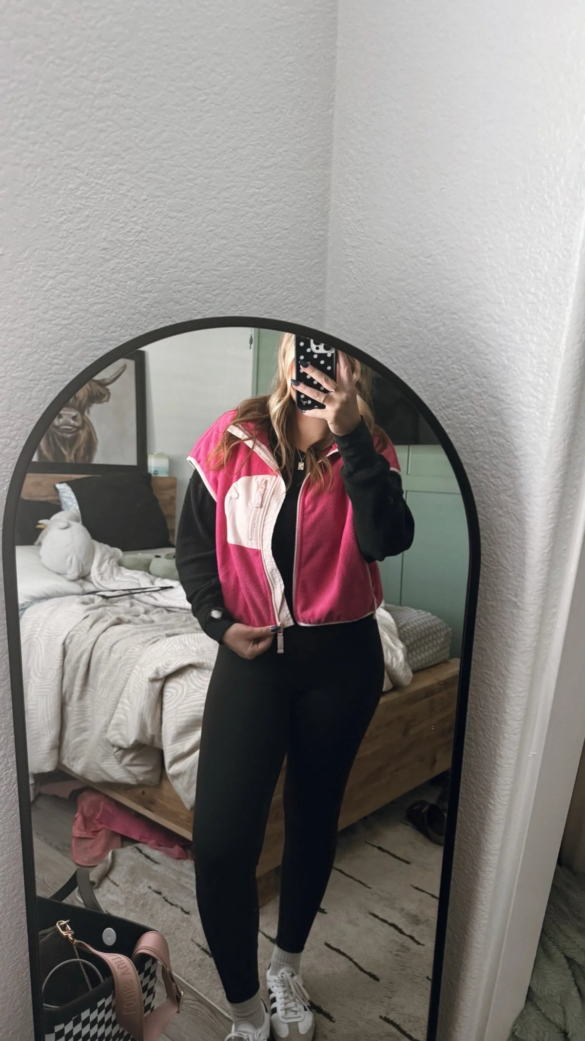 Pink Contrast Vest