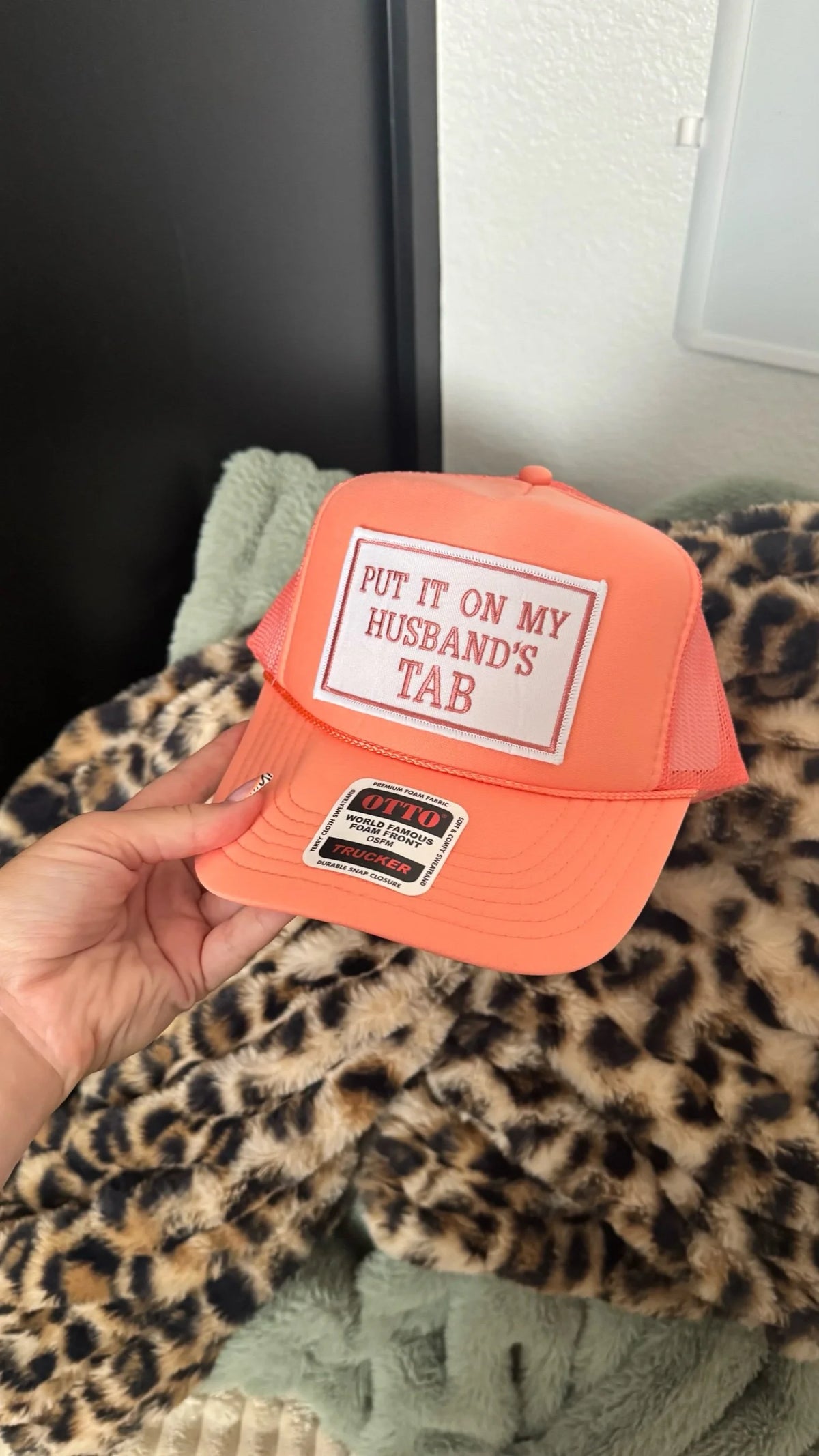 Husbands Tab Trucker Hat