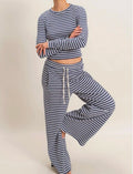 BOTTOMS - Cloud 9 Striped Set