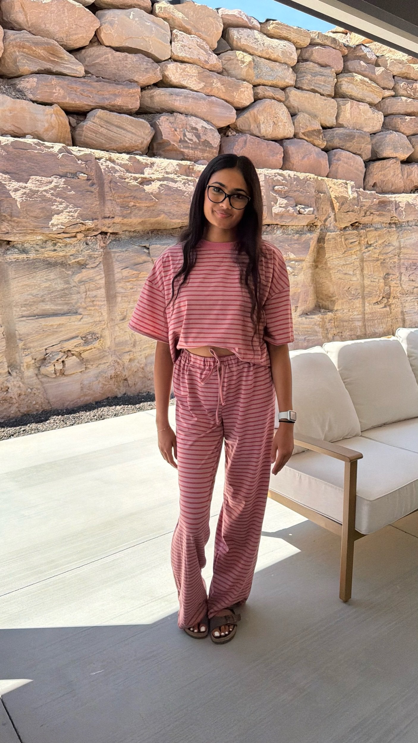 Strawberry Stripe Set