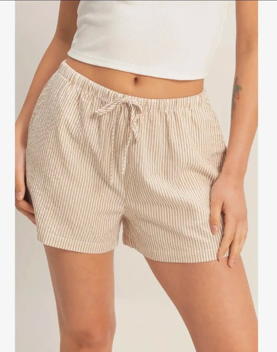 Beach Day Drawstring Shorts