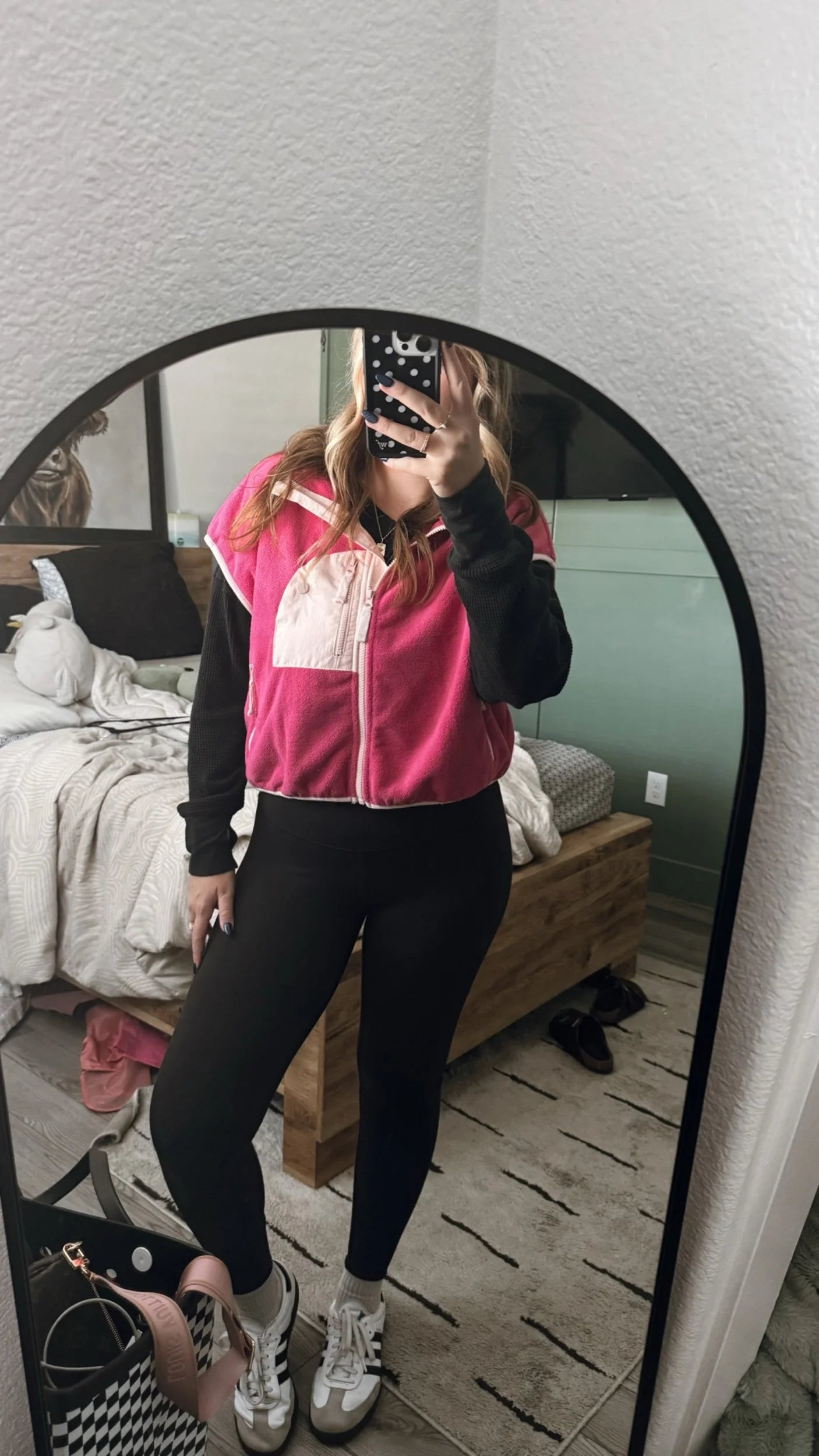 Pink Contrast Vest