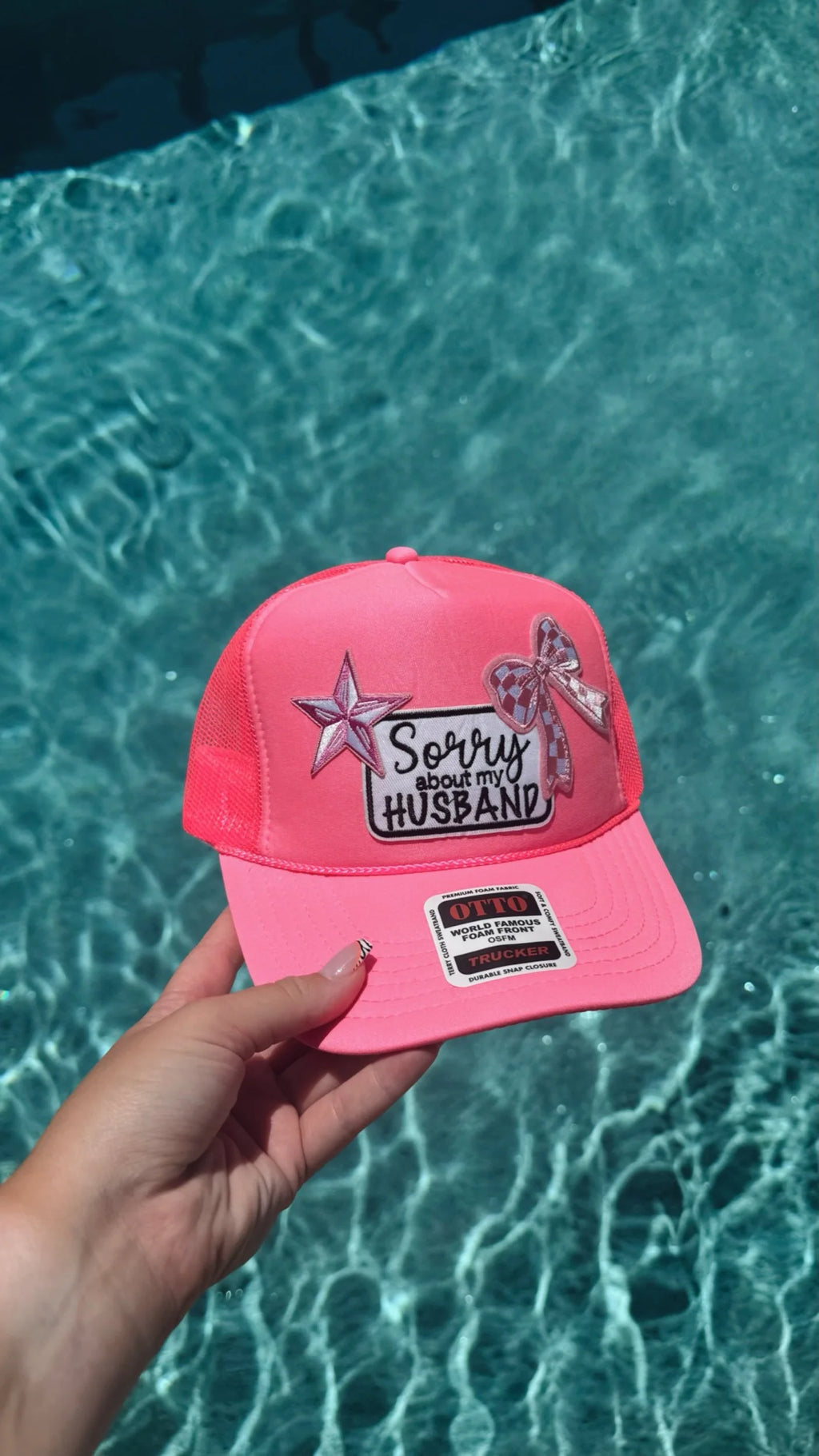 Husband Neon Trucker Hat