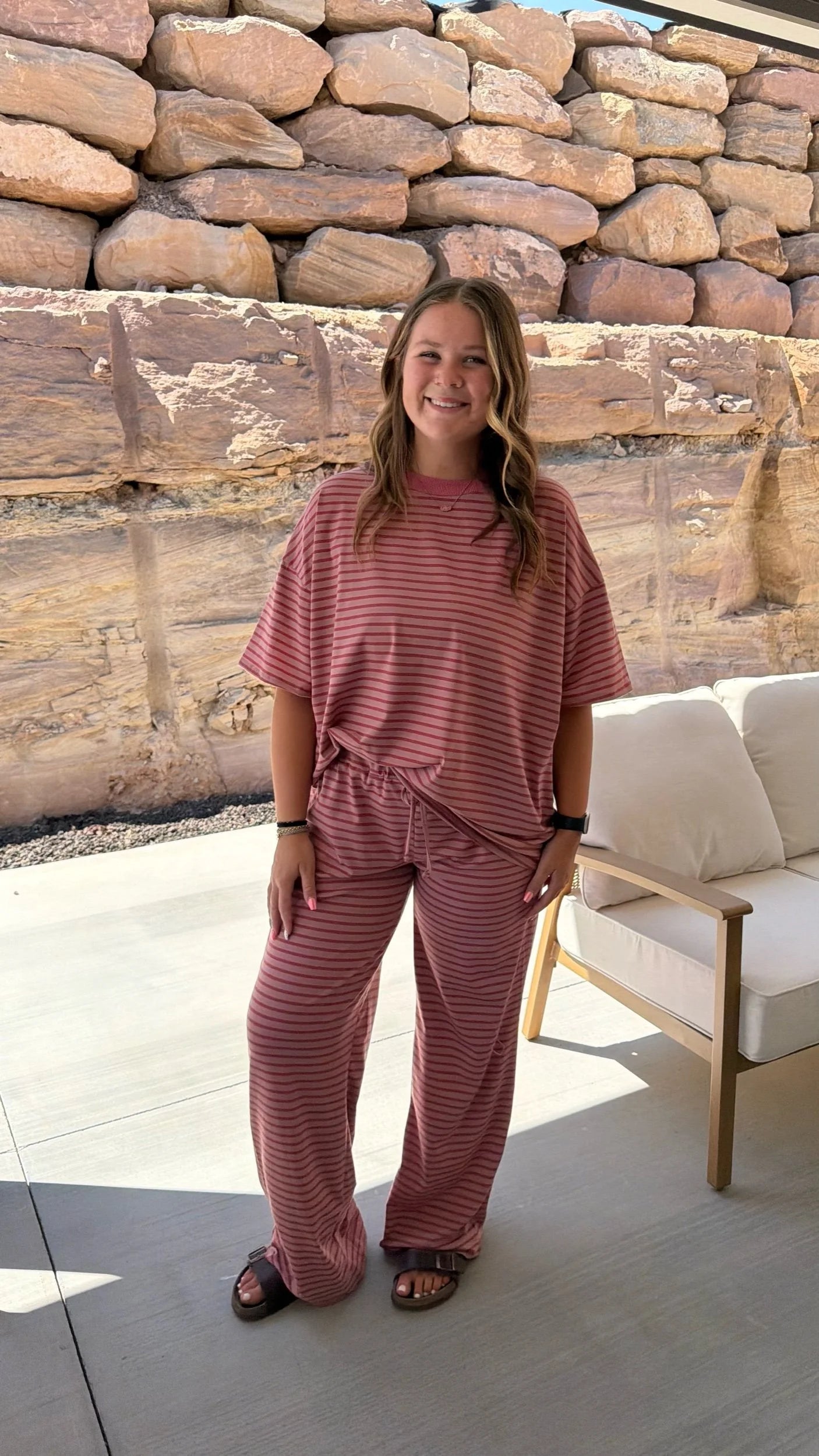 Strawberry Stripe Set