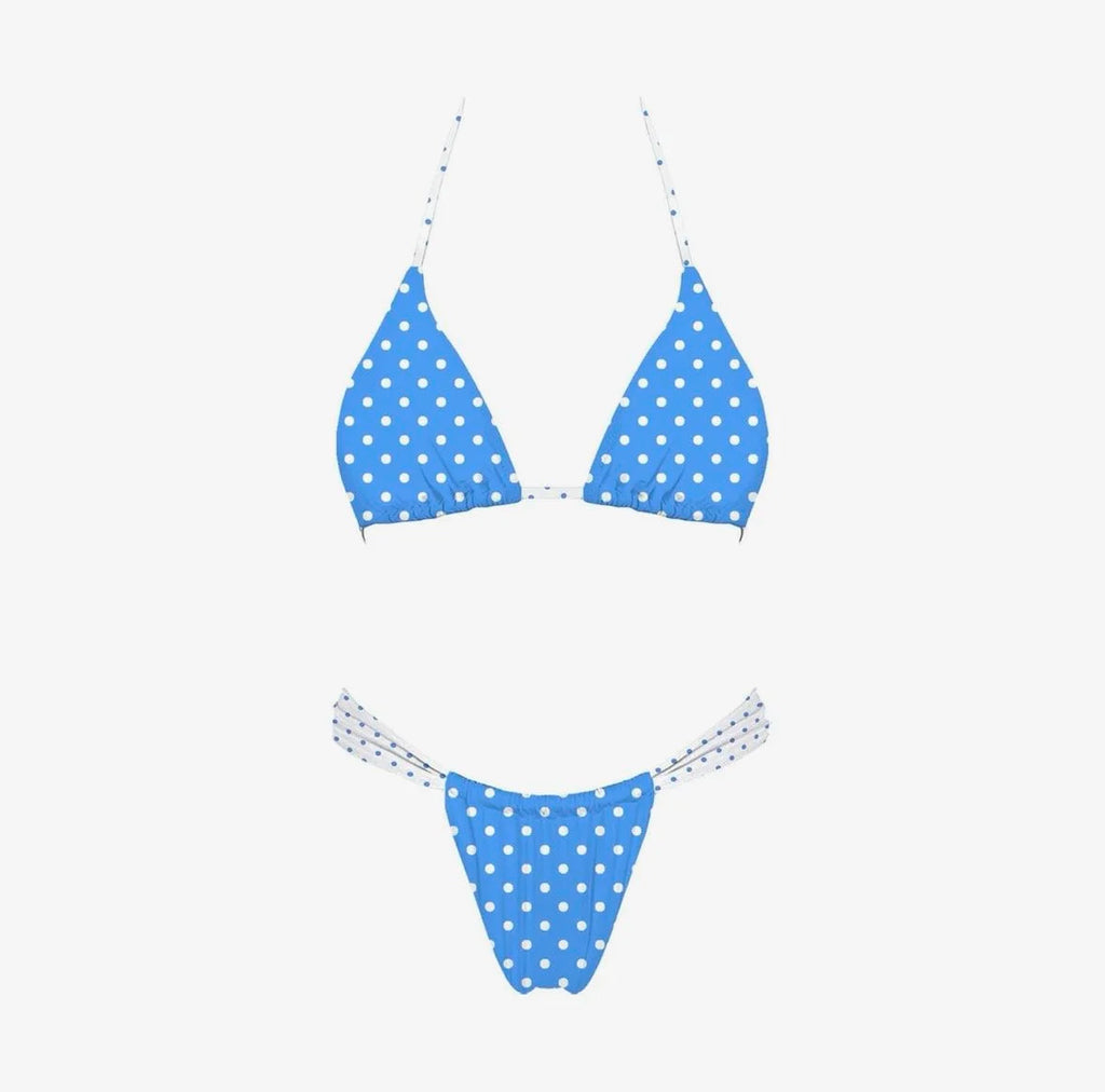 TOP - Blue Bombshell Bikini