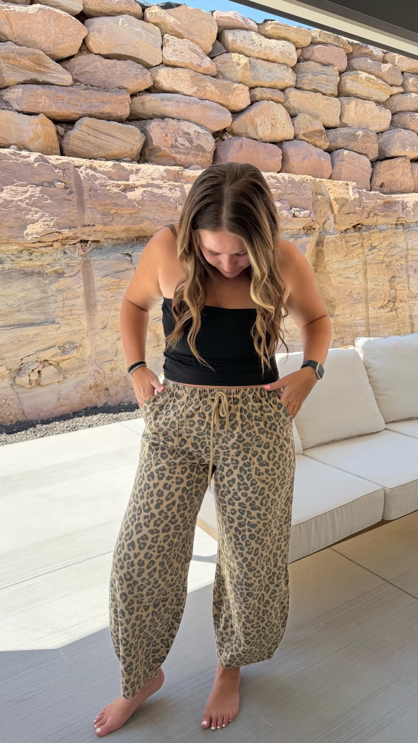 Rodeo Run Barrel Drawstring Pants