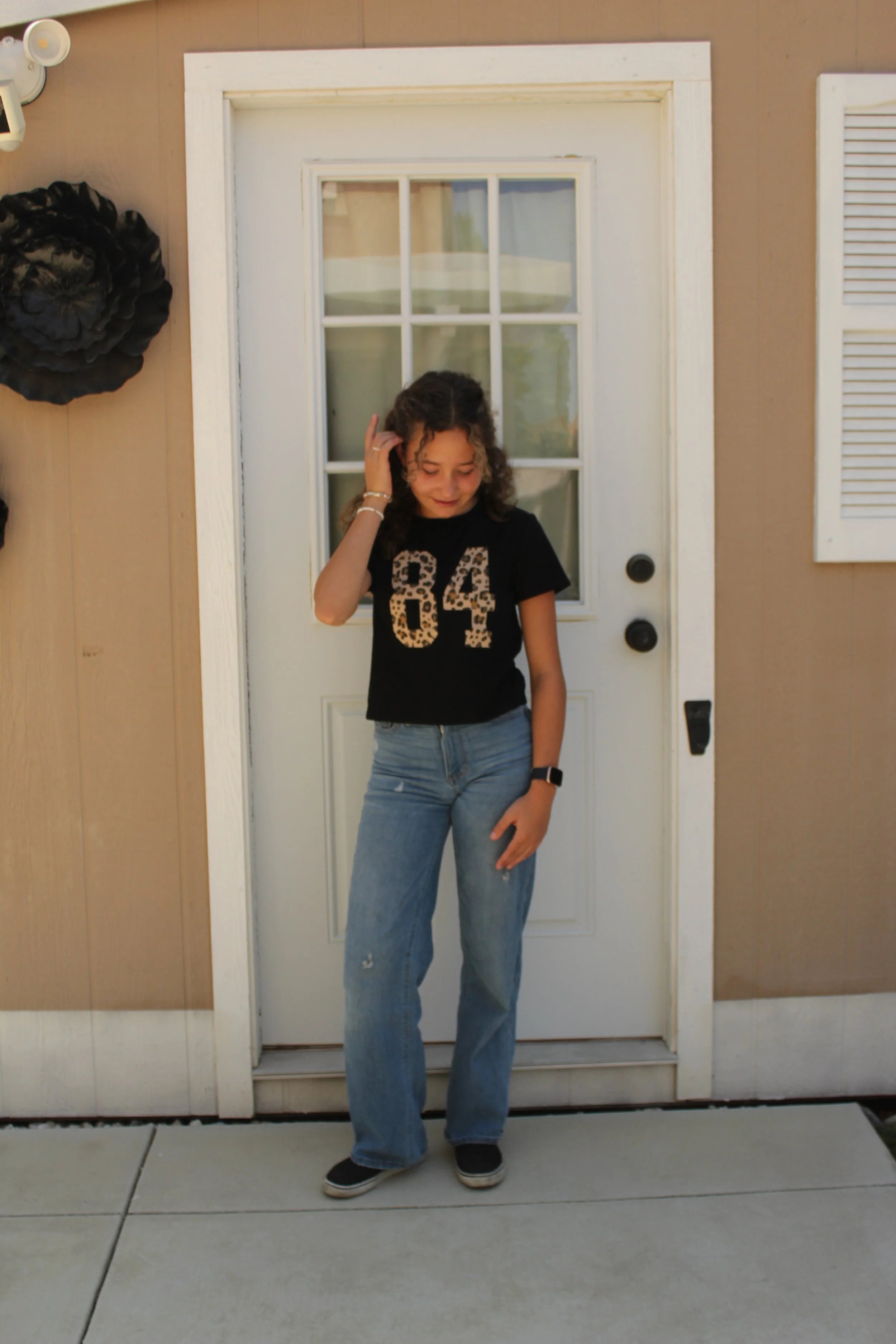 84 Leopard Baby Tee